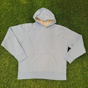 Champion C-Logo Hoodie Large 23x25 Powerblend Baggy Cropped